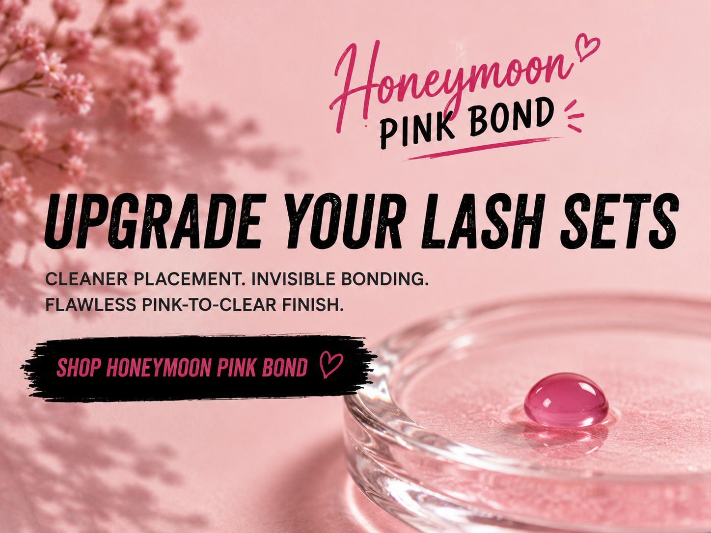 HoneyMoon Clear Bond-Pink Fomula